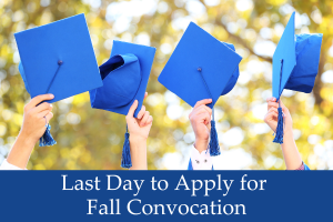 Luther College University - Last day to apply to graduate for Fall 2024 Convocation