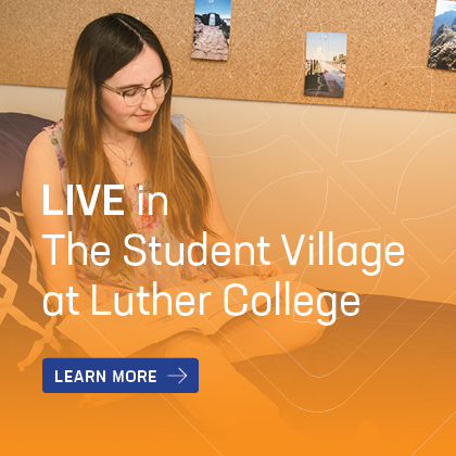 Learn more about living in The Student Village at Luther College